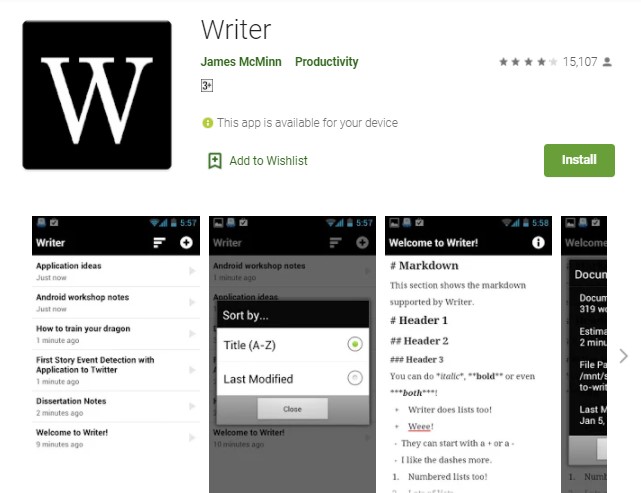 Writer Writer