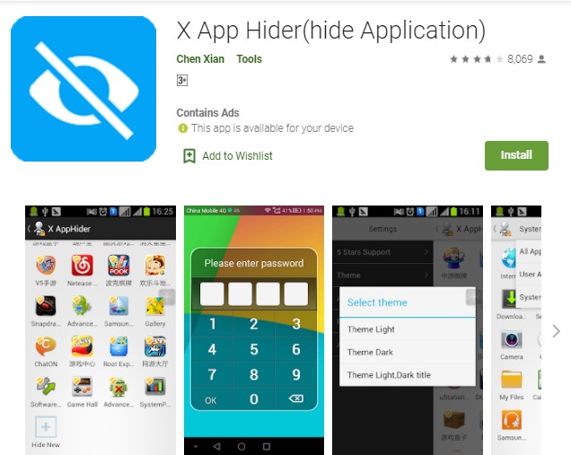 X App Hider(hide Application)