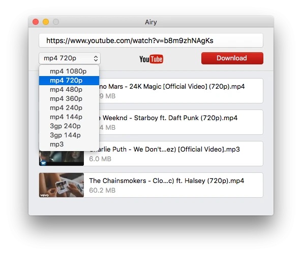 Airy YouTube Downloader