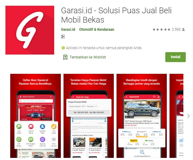 Aplikasi Jual Mobil Bekas