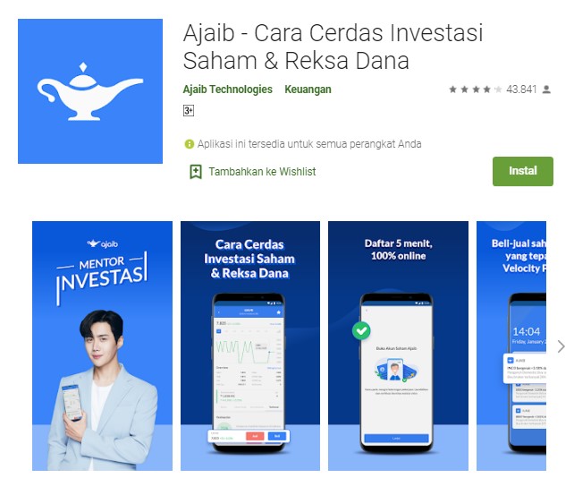 Aplikasi jual beli saham