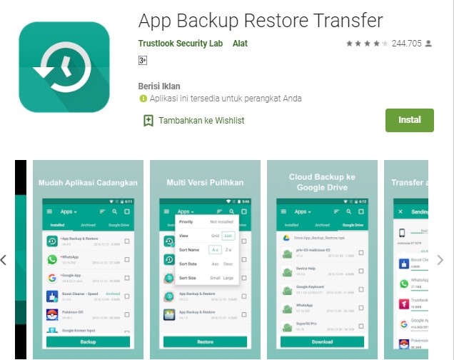 App Backup Restore Transfer