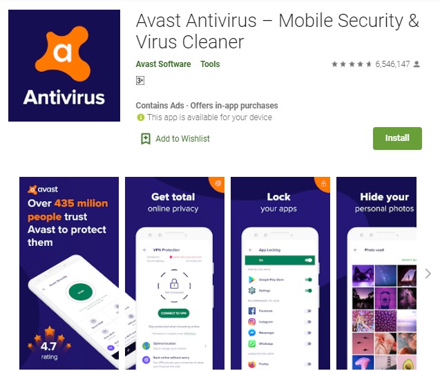 Avast Antivirus Aplikasi Pembersih Sampah dan Virus