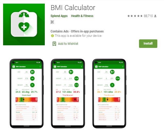 BMI Calculator BMI Calculator