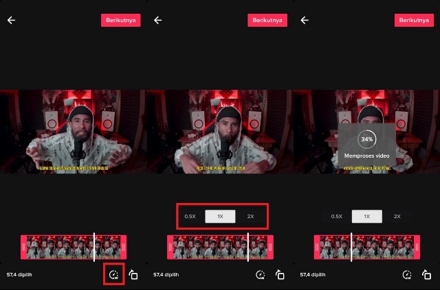 Cara edit video di TikTok