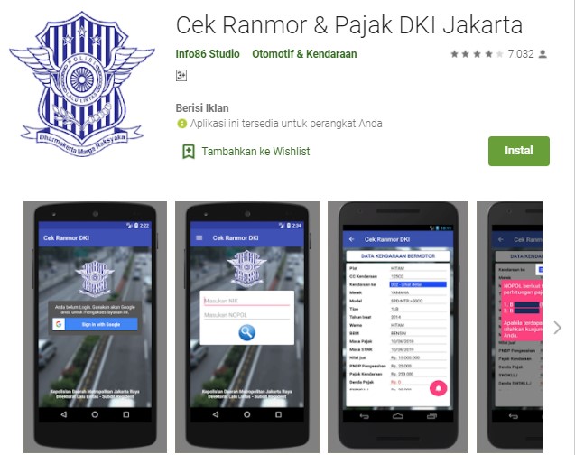 Cek Ranmor Pajak DKI Jakarta