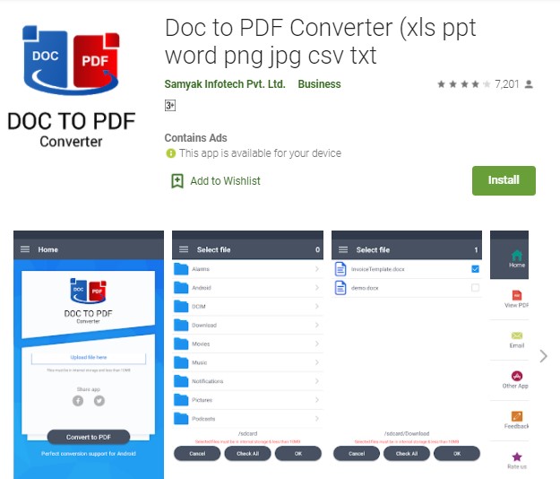 Doc to PDF Converter