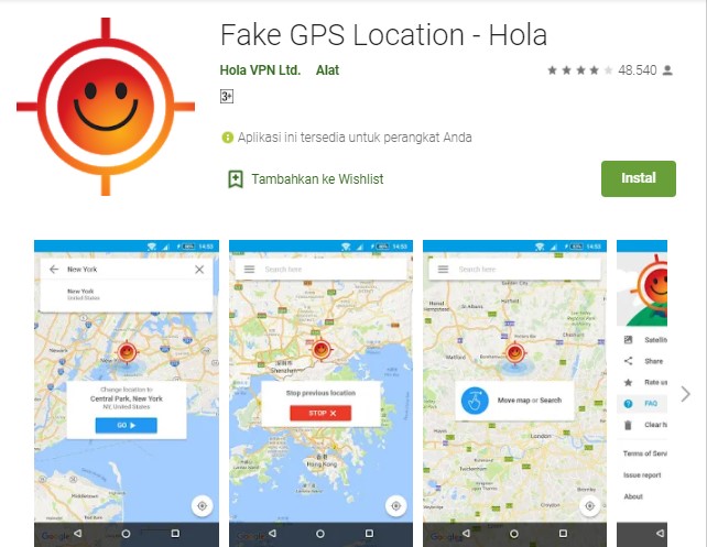 Fake GPS Location Hola