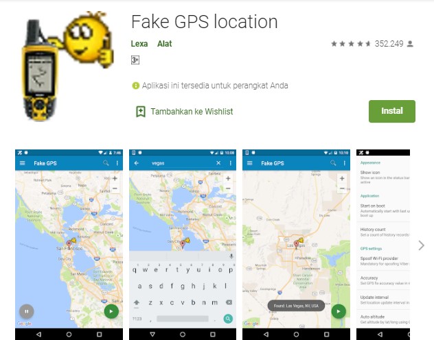 Fake GPS location Lexa