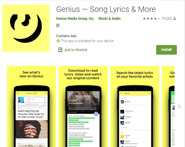 Genius — Song Lyrics More