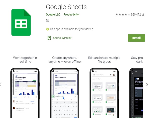 Google Spreadsheet Aplikasi Pengelola Keuangan