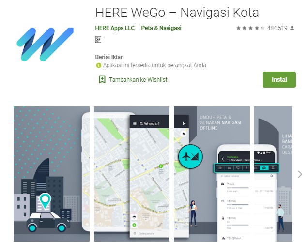 HERE WeGo Aplikasi Penunjuk Jalan Terakurat HERE WeGo Aplikasi Penunjuk Jalan Terakurat