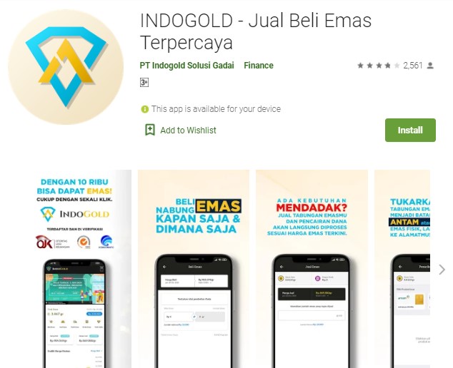 INDOGOLD Jual Beli Emas Terpercaya