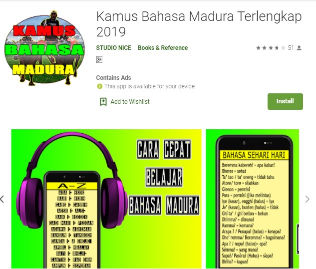 6 Aplikasi Kamus Bahasa Madura Online dan Offline - Hallo GSM