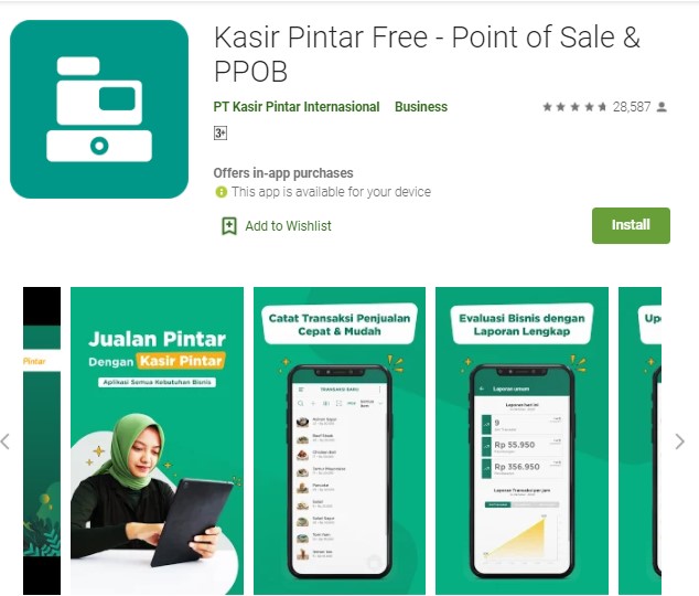 Kasir Pintar Free Aplikasi Kasir Android Gratis
