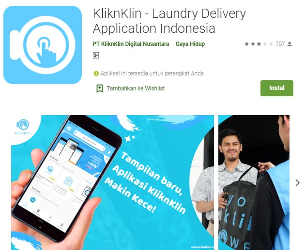 KliknKlin Aplikasi Laundry Online KliknKlin Aplikasi Laundry Online