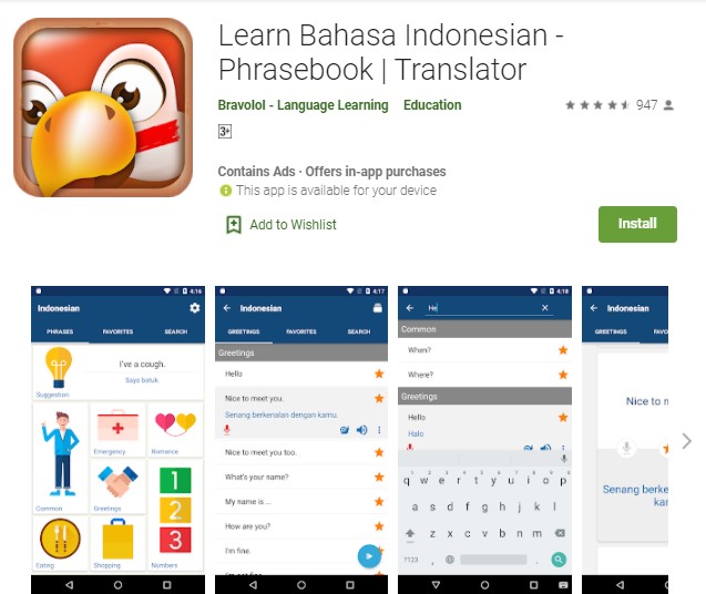 Learn Bahasa Indonesian Phrasebook Translator Learn Bahasa Indonesian Phrasebook Translator