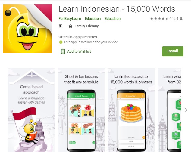 Learn Indonesian – 15.000 Words