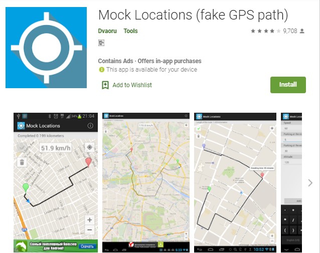 Mock Locations Mock Locations