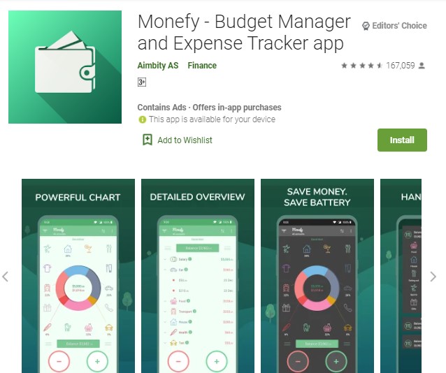 Monefy Aplikasi Pengelola Keuangan di HP Android