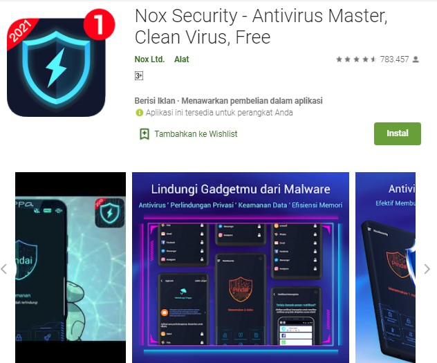 Nox Security Antivirus Master Clean Virus Free