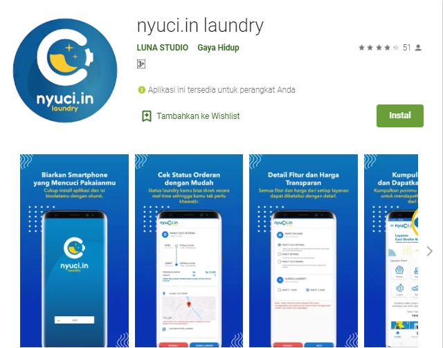 Nyuci.in Laundry Nyuci.in Laundry