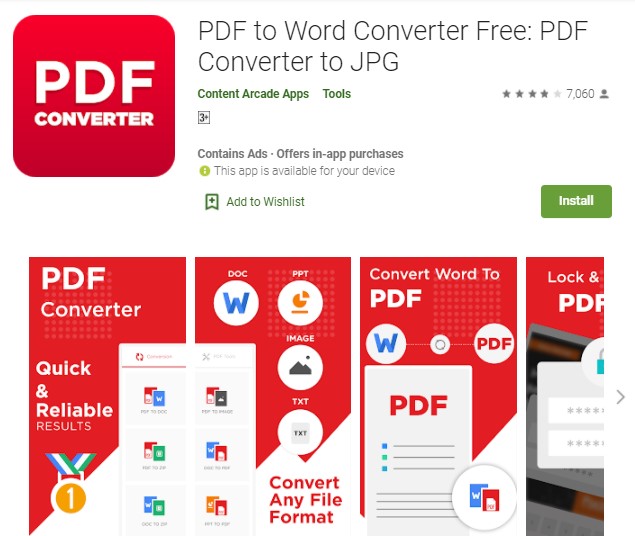 PDF to Word Converter Free PDF Converter to JPG