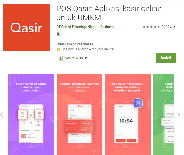 POS Qasir Aplikasi kasir online untuk UMKM
