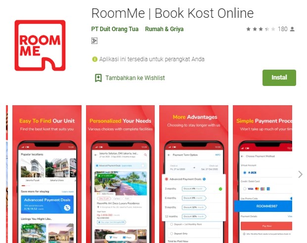 RoomMe Book Kost Online