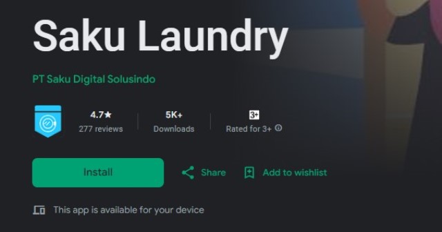 Saku Laundry Apk