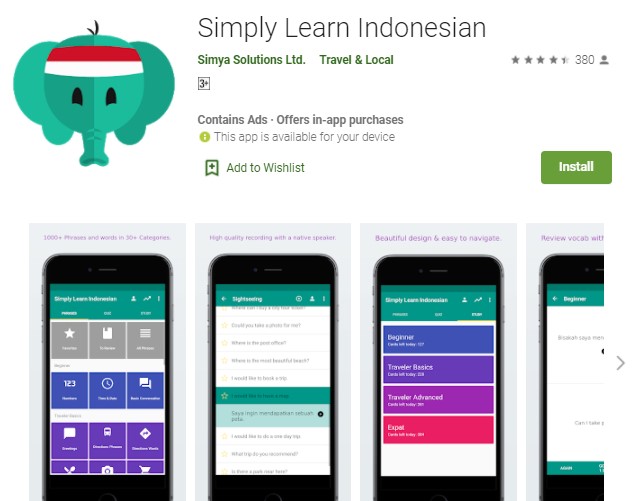 Simply Learn Indonesian Aplikasi Belajar Bahasa Indonesia Offline Simply Learn Indonesian Aplikasi Belajar Bahasa Indonesia Offline