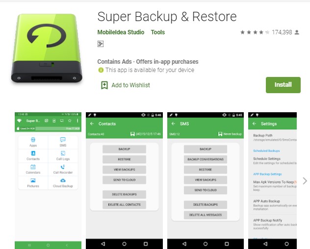 Super Backup Restore Aplikasi Backup Data