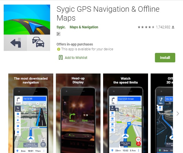 Sygic GPS Navigation Offline Maps