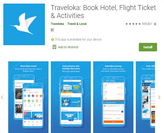 Traveloka Book Hotel Flight Ticket Activities