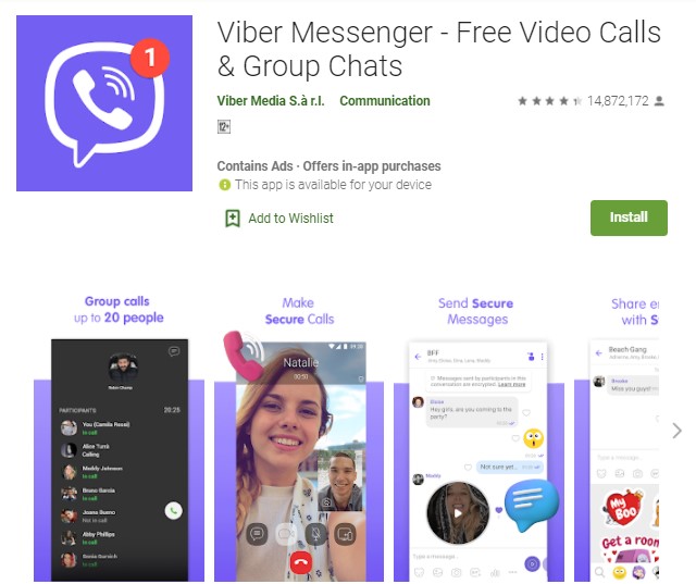 Viber Messenger Aplikasi Mirip WhatsApp