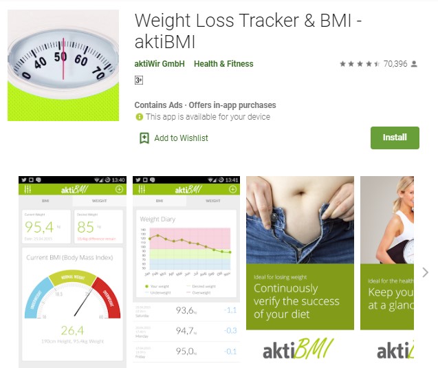 Weight Loss Tracker BMI Aplikasi untuk Pengukur Berat Badan Ideal Weight Loss Tracker BMI Aplikasi untuk Pengukur Berat Badan Ideal