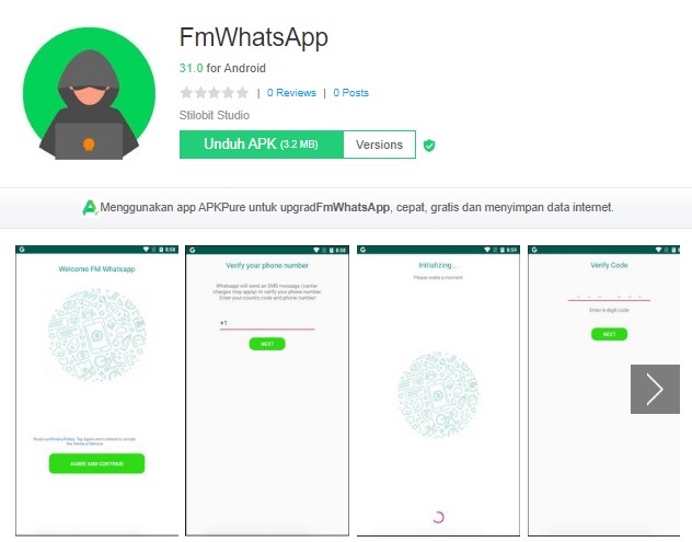 Aplikasi FmWhatsApp