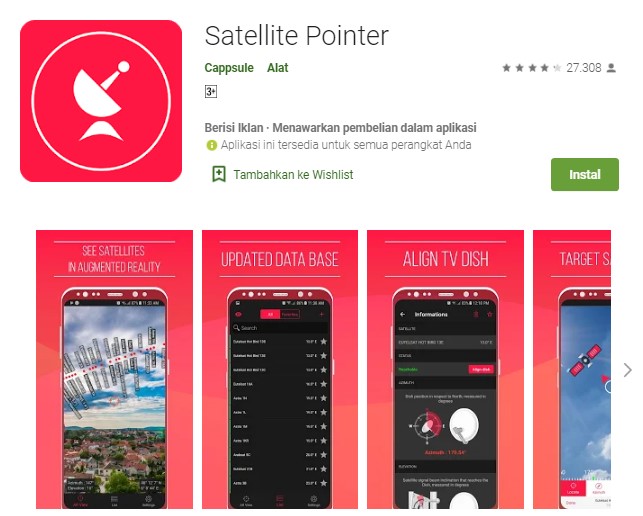 Aplikasi Satellite Pointer Aplikasi Satellite Pointer