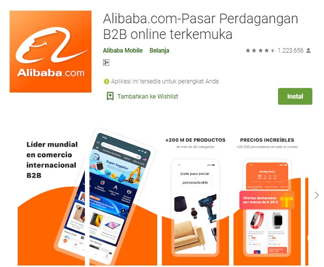 Aplikasi belanja online di Hongkong