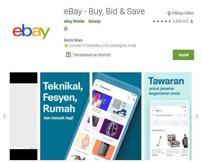 Aplikasi eBay