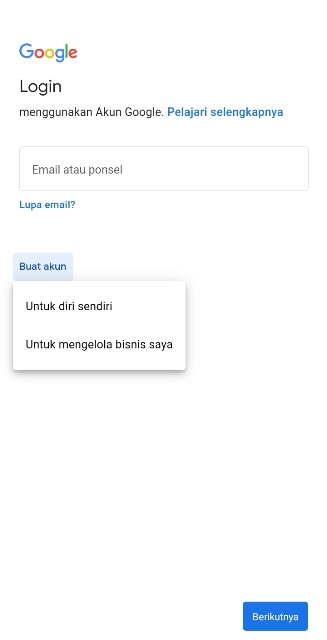 Cara Bikin Akun Play Store