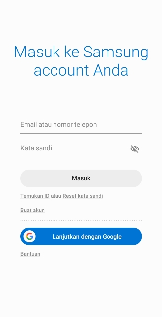 Cara Bikin Akun Samsung