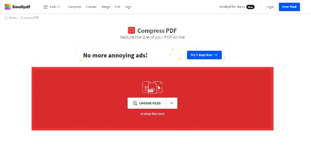 Cara Mengecilkan Ukuran PDF di Smallpdf