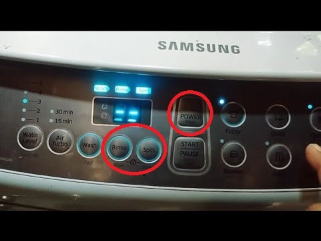 Cara reset mesin cuci Samsung tipe digital