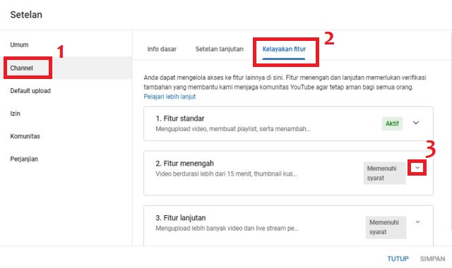 Cara verifikasi thumbnail YouTube