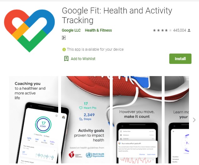 Google Fit Health and Activity Tracking Aplikasi Kesehatan Keluarga