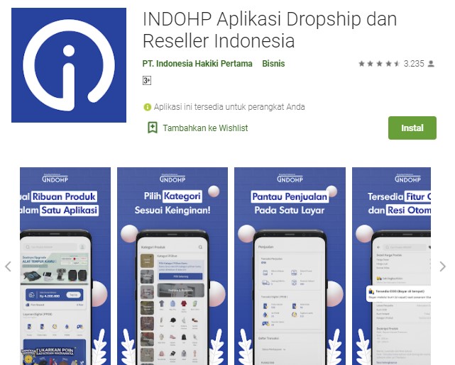 INDOHP Aplikasi Dropship Terbaik INDOHP Aplikasi Dropship Terbaik