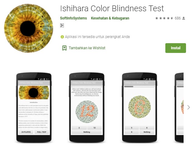 Ishihara Color Blindness Test