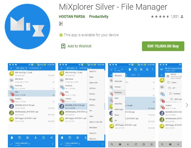 Mixplorer Silver