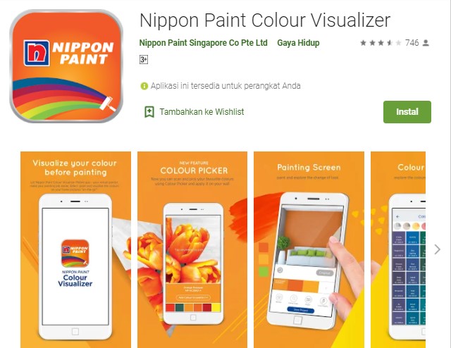 Nippon Paint Colour Visualizer